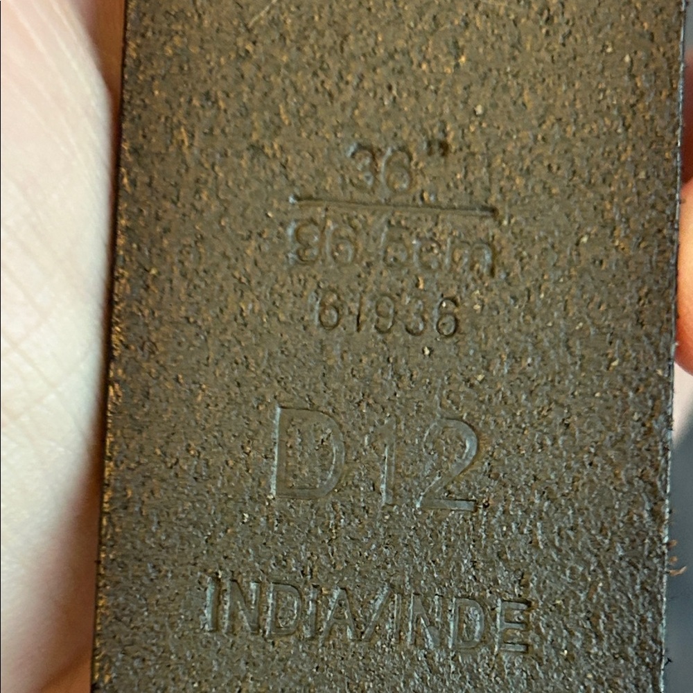 Coach Tan Leather Men's Belt - Picture 5 of 6